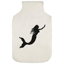 'Mermaid Silhouette' Hot Water Bottle Cover (HW00038655)