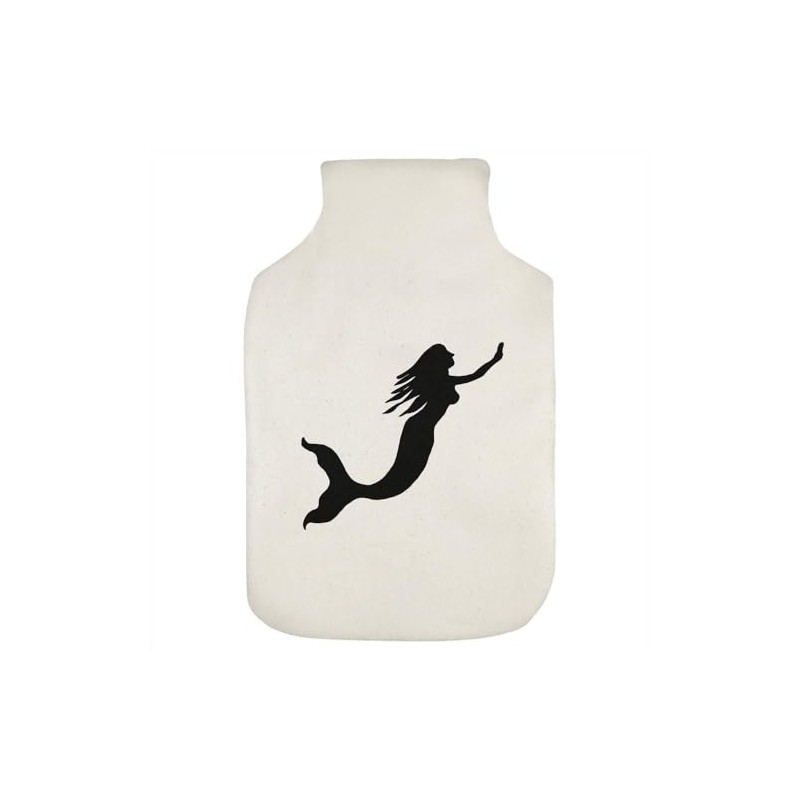 'Mermaid Silhouette' Hot Water Bottle Cover (HW00038655)