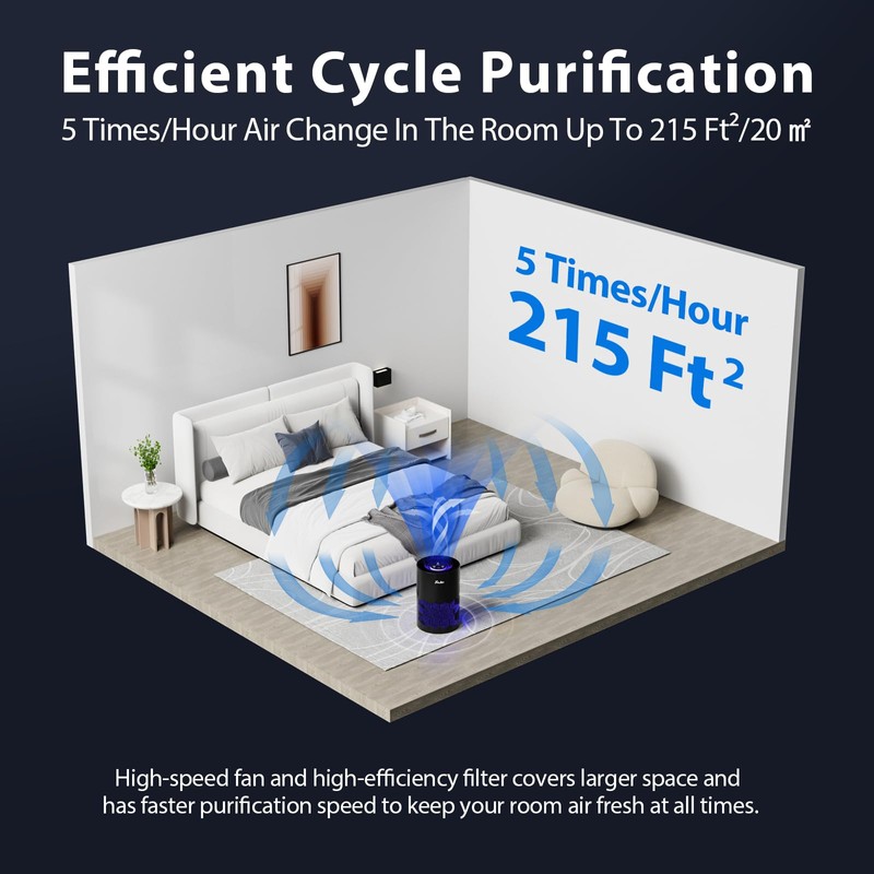 FreAire H13 HEPA Filter, H13 True HEPA Air Filter Replacement