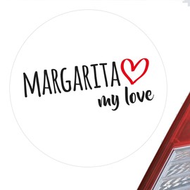 Huuraa Sticker Margarita Island My Love Gift Sticker 10 cm Margarita Island Gift Idea