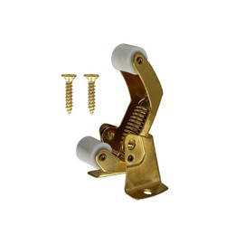 Nuvo Iron Brass Plated Screen Door Spring Loaded Catch