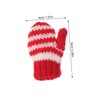 MILISTEN 10pcs Mini Wool Gloves Tiny Santa Hats DIY Craft