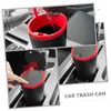 Vaguelly Car Trash Can Leakproof Odor Compact Aesthetic Car Accessory