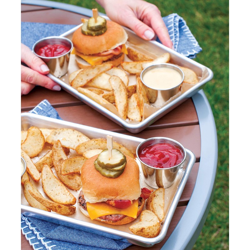 Nordic Ware 3-in-1 Grill and Serve Tray, 11.35 by 8,