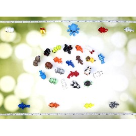 60Pcs Random 3D Printed Animals,Mystery Pack Articulated Figurines Fidget Toy,Gifts for Kids Graduation Rewards,Easter Egg Stuffers,Christmas Birthday Gifts