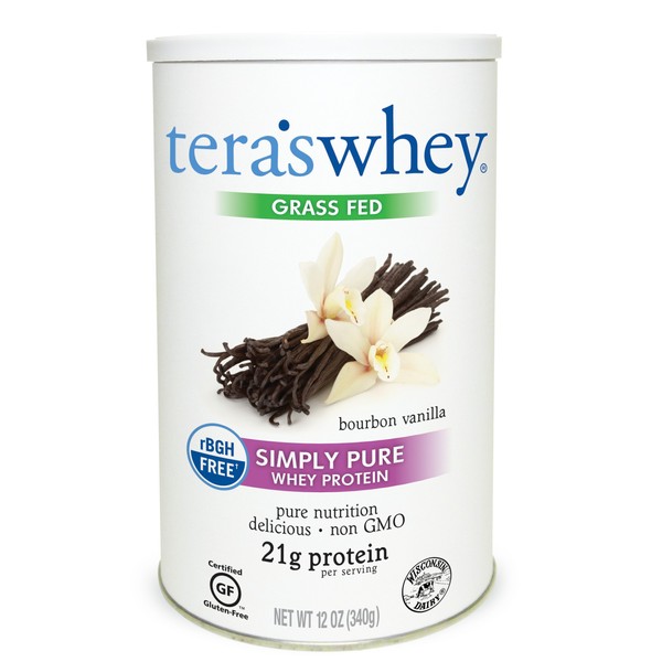 teraswhey Simple Pure Whey Protein, Bourbon Vanilla, 12 oz