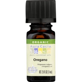 Aura Cacia, Essential Oil Oregano Organic, 0.25 Fl Oz2
