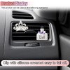 UHANBUT 4PCS Bling Car Air Freshener Vent Clip, Crystal Rhinestone