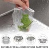 2 Pcs Sink Strainer, Kitchen Sink Strainer, Stainless Steel Sink