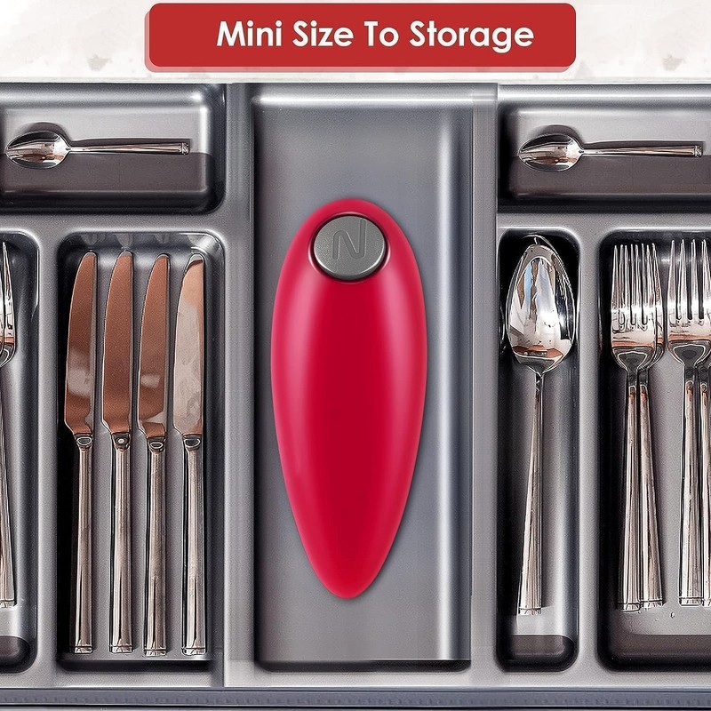 Electric Can Opener, Handheld One Touch Automatic Can Openers Fit