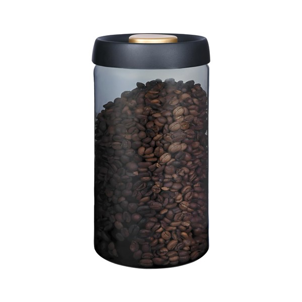 LOEZ Coffee Bean Storage Container Airtight, Lid Sealed with Press-Down