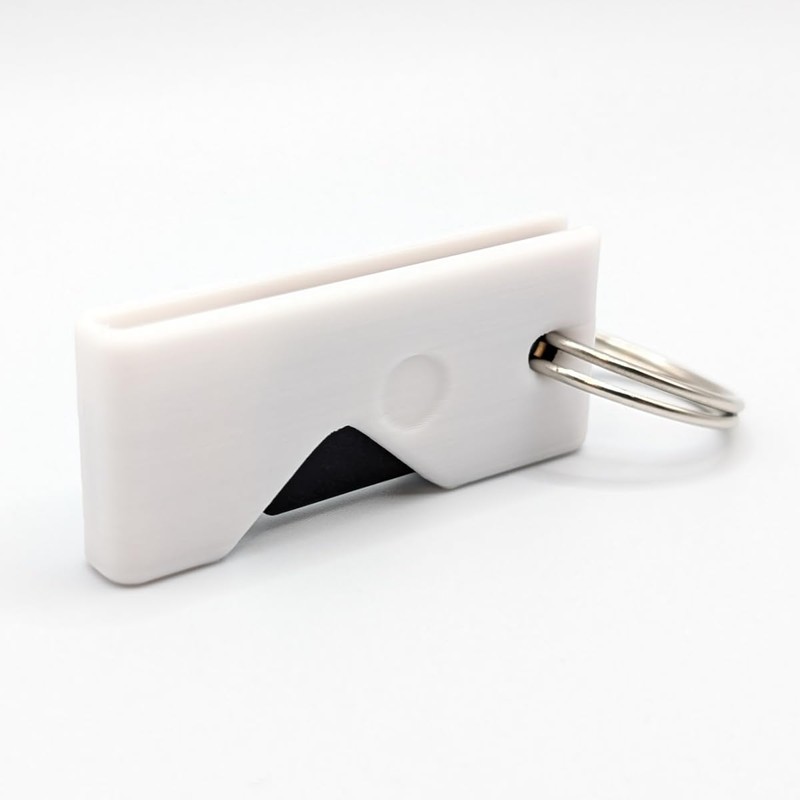 Printbtw Protective Case for Yubikey 5 NFC (USB-A) Scratch-Resistant (White)