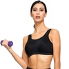 Deyllo Women's Sports Bra Strong Hold Large Sizes Sports Bra