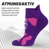 WeciBor Sportsocken Atmungsaktives Kurz Socken Damen Anti-Blasen Knöchelsocken, 4 Paar