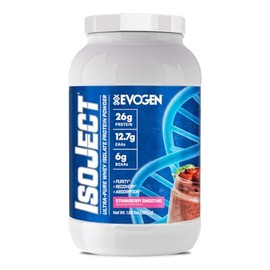 Evogen Isoject - Aislado de Proteína de Suero | De Ultrapura en Polvo con Enzimas Ignitor, Bcaa y Eaa | Absorción y Recuperación Mejoradas | Sabor a F
