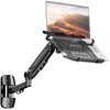 PUTORSEN 2-in-1 Laptop Wall Mount, Gas Spring Arm for 10-17