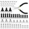 Glarks 85pcs #3#5#8 Zip Repair Kits Includes Metal Zipper U