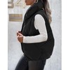 MEROKEETY Womens Puffer Vest Sleeveless Zip Up Quilted Coat Lightweight