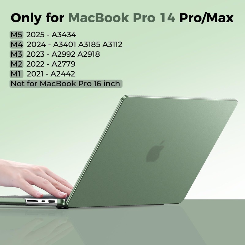 BlueSwan Matte Case for MacBook Pro 14 M5 M4 M3