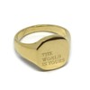 The World Is Yours Ring | Signet Gold Scarface Tony