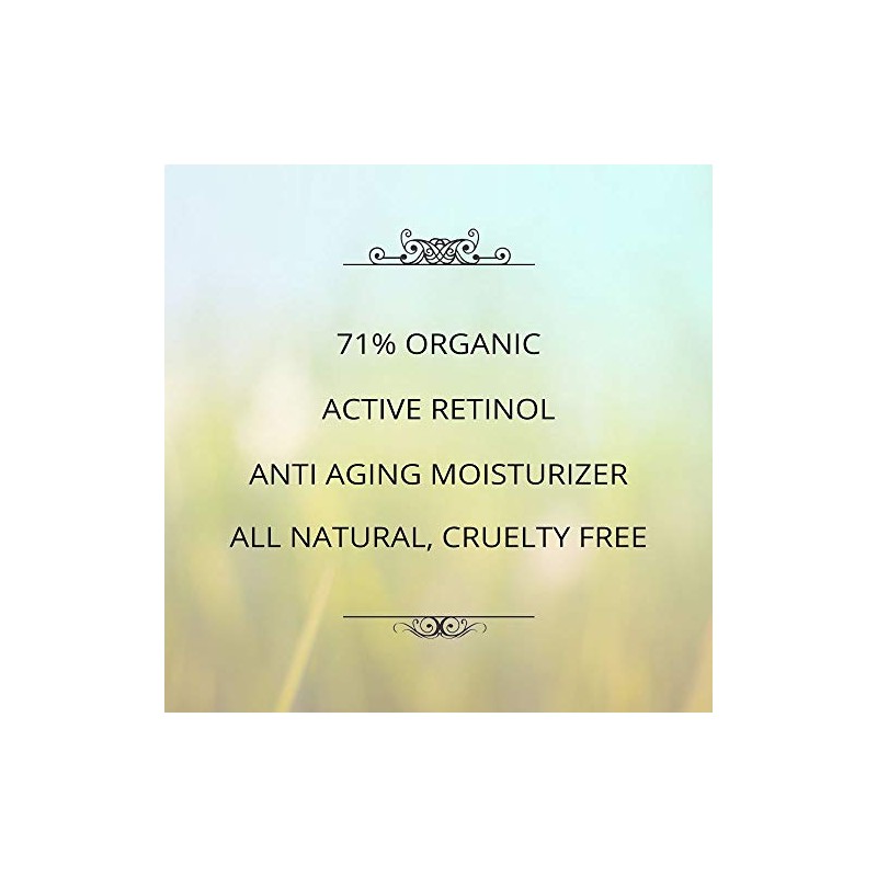Retinol Moisturizer Cream High Strength for Face and Eye Area