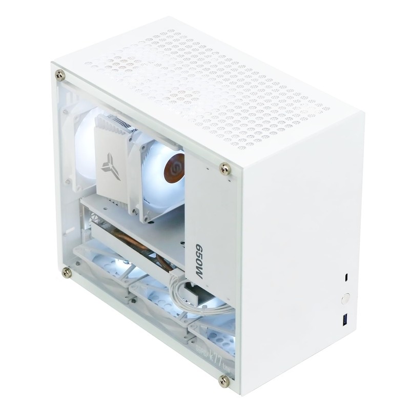 SGPC Itx Mini Case - K77 LITE/Small White Chassis with