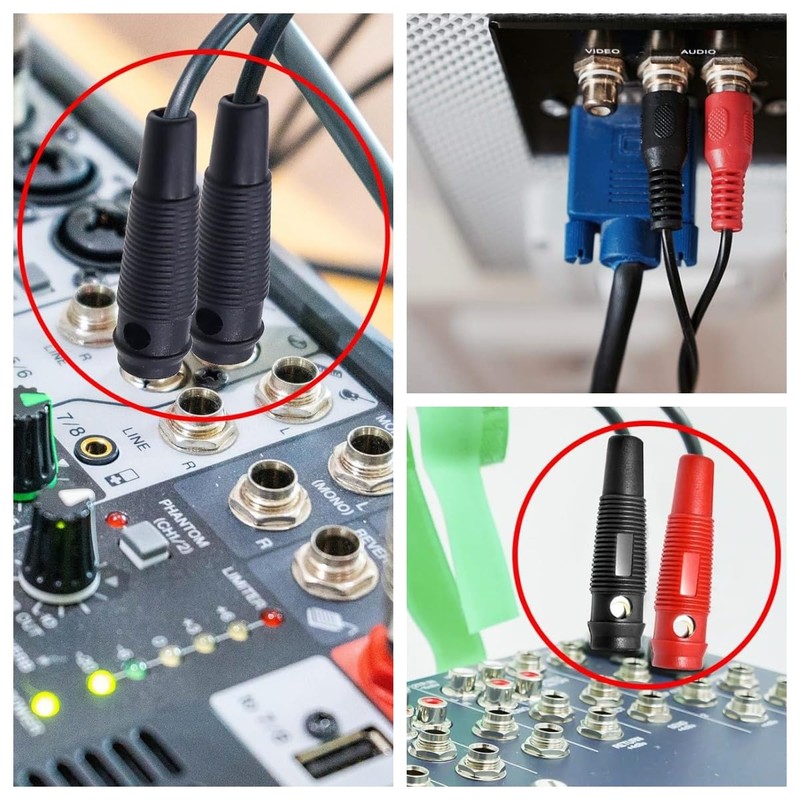 Votvlog Pack of 16 Banana Plugs 4 mm High Current