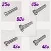 Jazz Car Motorcycle Muffler Silencer Inner Baffle Noise Cancelling Length
