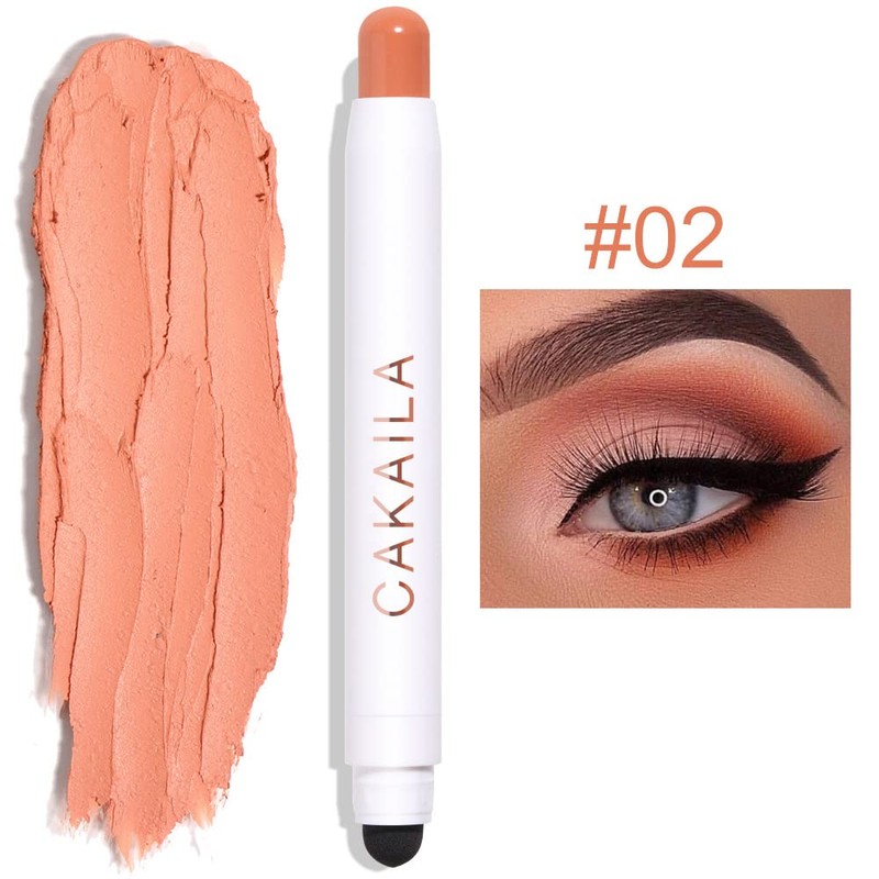 Mysense Creamy Eyeshadow Stick,Matte Eyeshadow Pencil Crayon,2 in 1 Eyeshadow