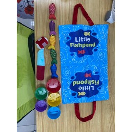 Greyghost Fishing Game Educational Toys Set, 22 Pieces Learning Toys for Toddlers, Color Sorting and Number Counting