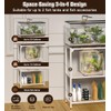 AnBaiMei 20 Gallon Aquarium Stand, Metal Fish Tank Stand with