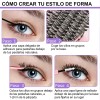 Pestañas Extensions Kit 252 Piezas 7090d Curvación D 9-16 Mm