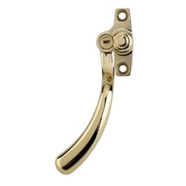 Timber Series Tear Drop Espag Window Handle (Key Locking) - (Left Hand) - Hardex Gold