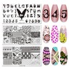 LoveOurHome Nail Stamping Plate Kit Letter Butterfly Lace Geometry Floral