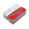 MFC PRO 6" Rectangular Stick-on Reflectors(Kit 1/White+Red)