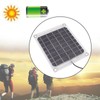 Solar Panel 10W USB Output Transparent Design Double Sided Power