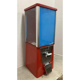 Oak COMPLETELY REFURBISHED! Oak Vista Gumball Machine With Lock & Key