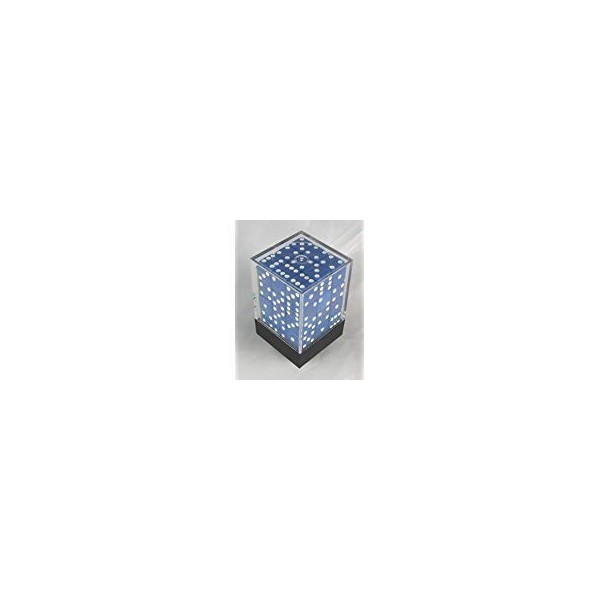 Opaque Blue 6 Sided 12mm Dice 36 each in Box