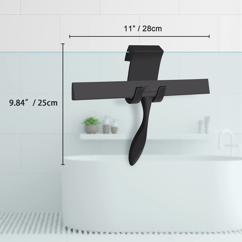 Squeegee for Shower Glass Door, 11-Inch Shower Squeegee for Glass