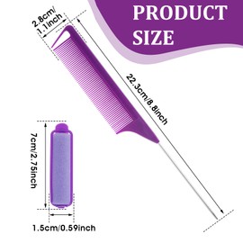 Pack of 56 Foam Sponge Curlers, Soft Curlers Set, Heat-Free Hair Rollers for Hair Sleeping, Short, Thin Medium Hair, Foam Hair Roller and 1 Rat Tail Comb for Hairdressing Styling