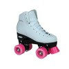 Epic Skates Pink Princess Girls Quad Roller Skates, White, Youth