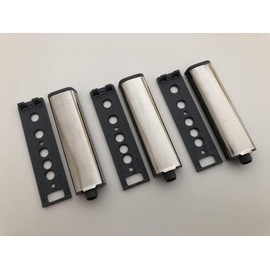 Set of 3 pressure door opener (door damper) for cabinet doors and drawers – push to open – also suitable for kitchen furniture "Metod"