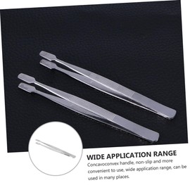 TEHAUX tweezers makeup tweezer Philately tools precision tweezer Nipper grafting lash supplies false lash applicator tool eyelash extension tools lash tool Stainless steel major photo