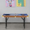 Soozier 55" Portable Folding Billiards Table Game Pool Table for