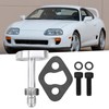 Turbo Oil Water Drain Return Flange Adapter Kit Aluminium Alloy