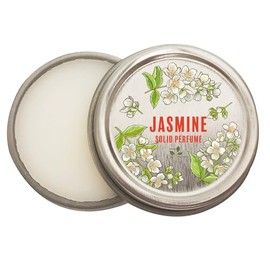 Ladybug Soap Company Jasmine Natural Solid Perfume - Phthalate Free (Jamine, 1/4 oz tin jar)