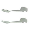 Nagao Takakuwa Metal Elephant Spoon/Fork, Set of 2