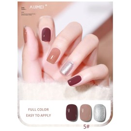 AIJIMEI 3in1 Solid Nail Polish Nail Polish Cream solid gel polish Solid Cream Painting Gel Soak Off Gel Nail Art DIY Manicure for Home Salon Nail Polish Cream Gel Gel Polish Solid Gel Nail Polish(A05)