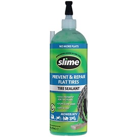 Slime Slime 10008-6PK Flat Tire Puncture Repair Sealant, Prevent and Repair, Tubeless Mower and ATV Tires, Non-Toxic, eco-Friendly, 6 x 24 oz Bottle