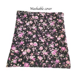 Corn Filled Heating Pad with Removable Washable Cover. Natural Heat Therapy for Lower Back, Neck, Shoulders, Cramps. (Bloom)